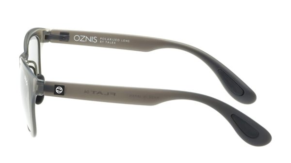 オズニス フラット04 CLEAR GRAY × MAT DARK GRAY