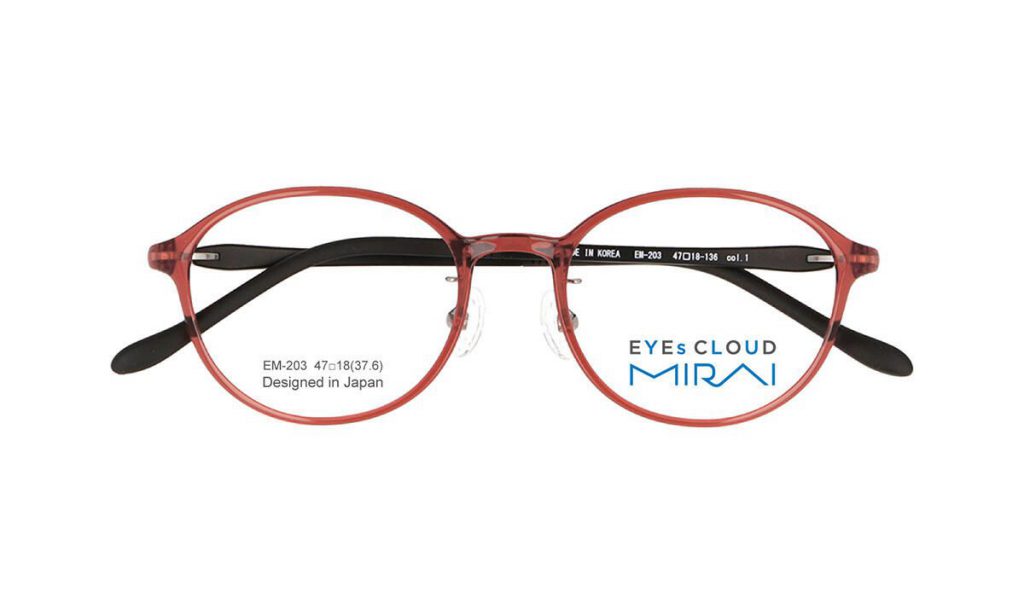 EM-203 RASPBERRY / BLACK(INSIDE MATT)