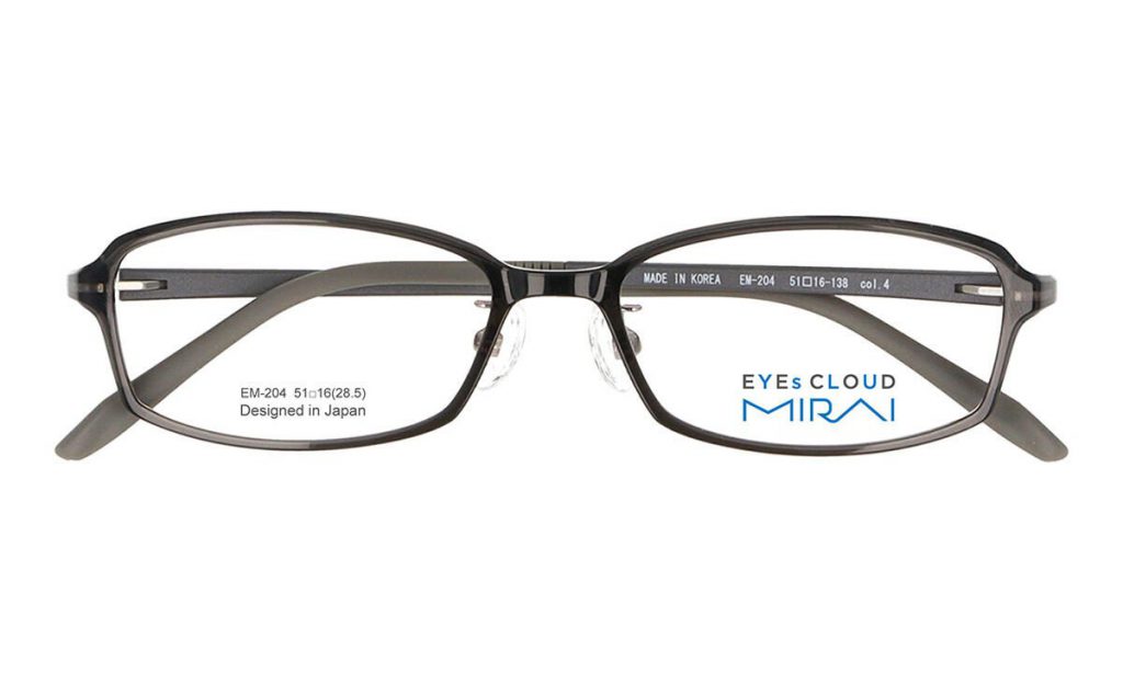 EM-204 GREY / BLACK MATT(PEARL GREY)