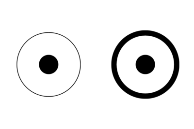 強度近視分厚いデザイン